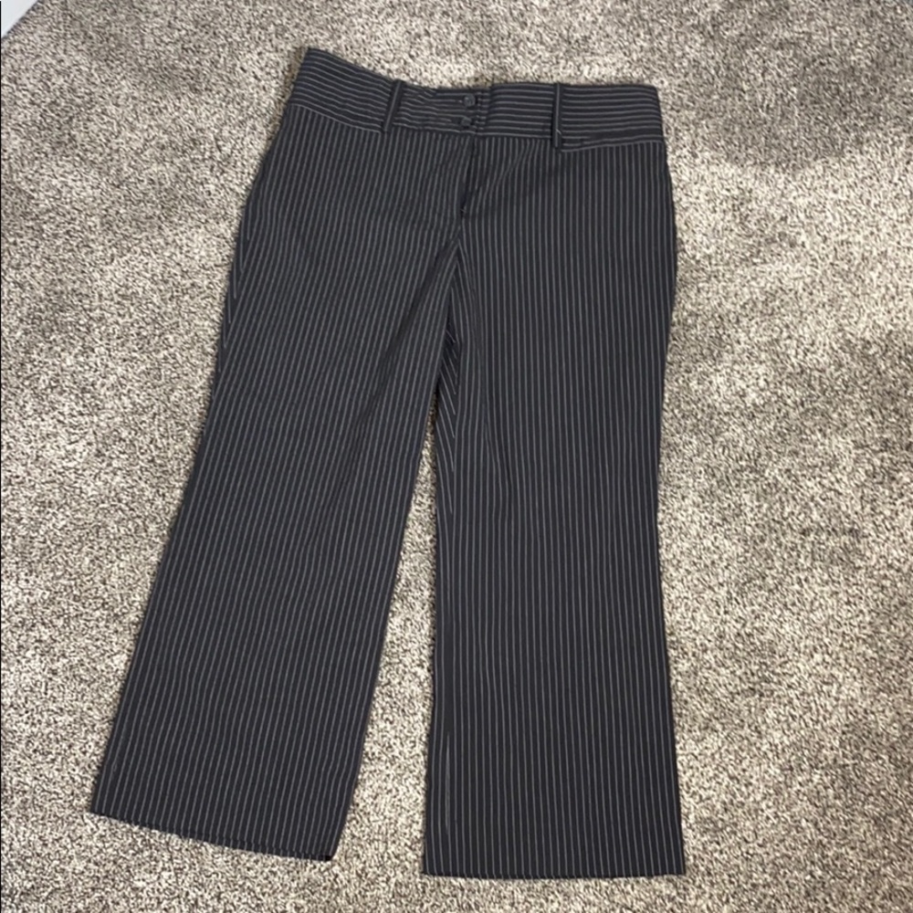 THE Limited Black pin stripe dress pants sz 12